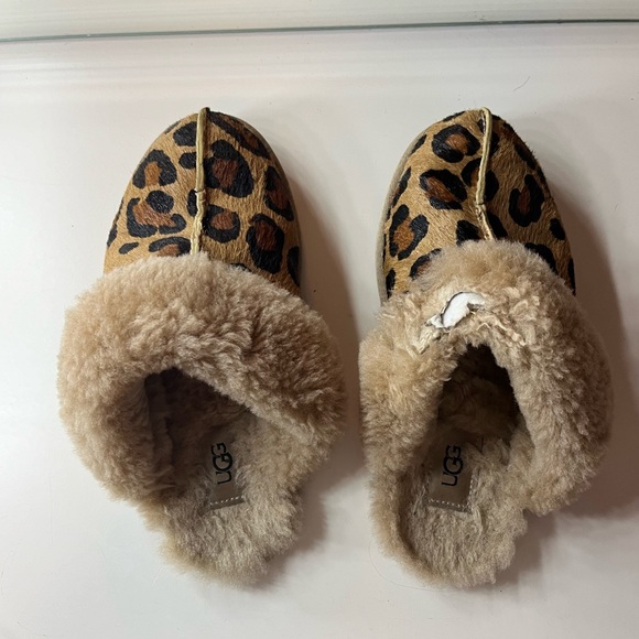 Leopard print scuffette Uggs - Picture 9 of 11